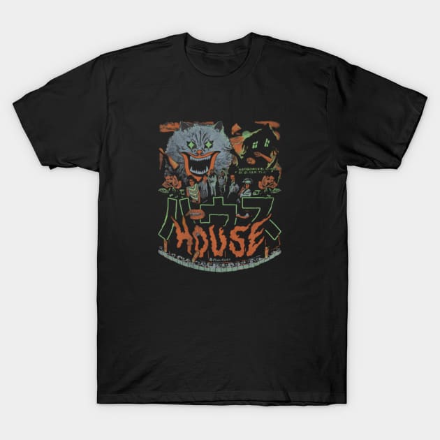 House Movie 1977 Hausu Japanese Horror T-Shirt by octavio may berry